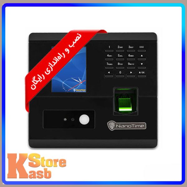 دستگاه حضور و غیاب تشخیص چهره و اثر انگشتی نانوتایم مدل BF500