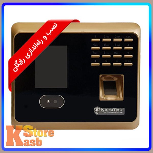 دستگاه حضور و غیاب تشخیص چهره نانوتایم مدل MB201 Gold PLUS